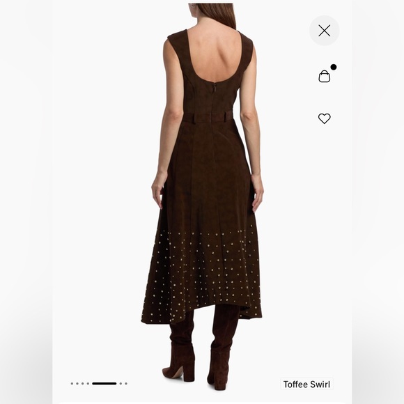 AMUR Kenny Studded Leather Dress - Picture 4 of 4